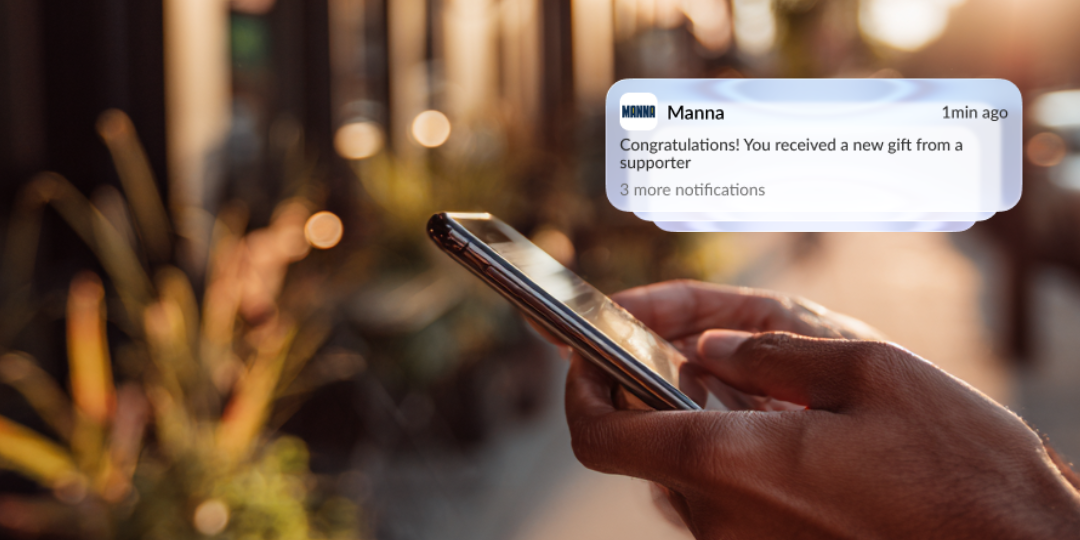 MANNA push notification